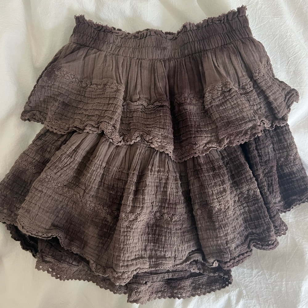 brown aerie skirt